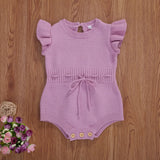Mini Fashion™ - Luftig og sød - Baby-jumpsuit til piger
