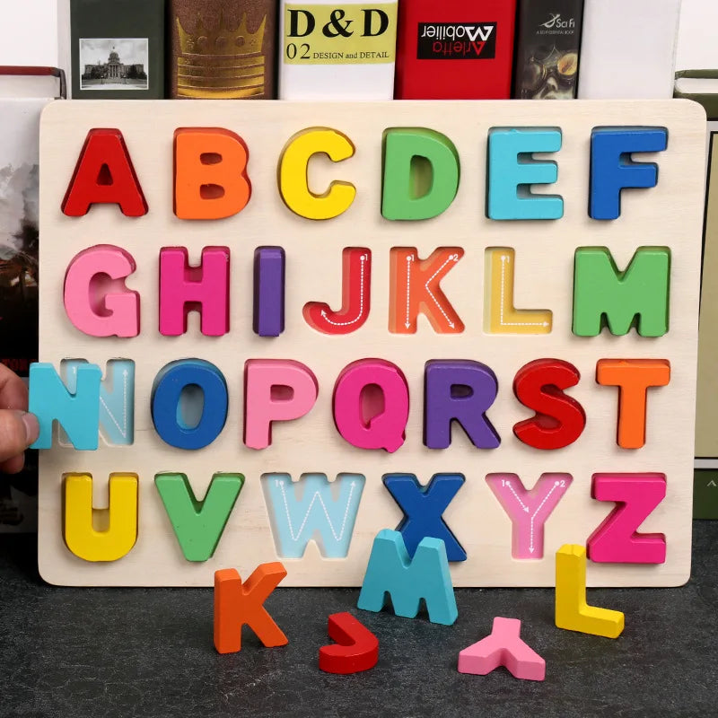 AlphaBlocks – Holz & Lernspielzeug – 3D-Buchstabenpuzzle
