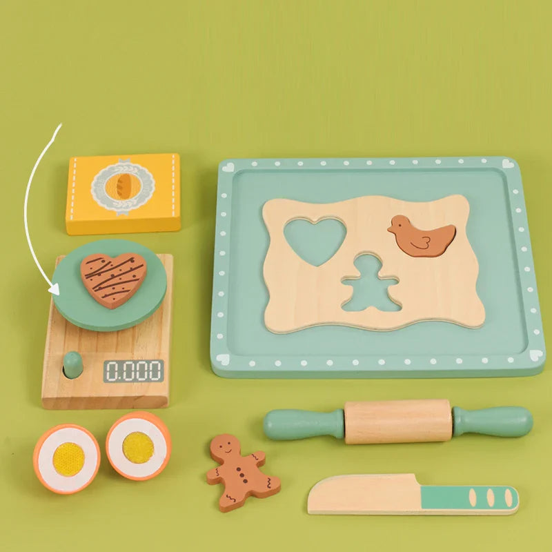 Woods™ - Kreativität und Geschicklichkeit fördern - Spielküchen-Set aus Holz
