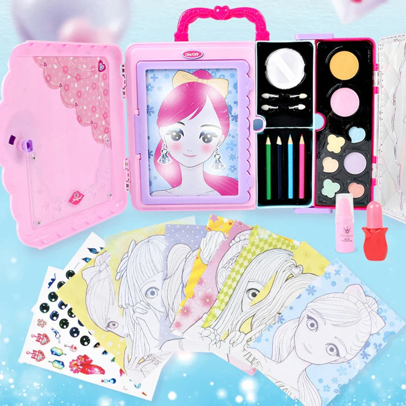 Glam Draw - Fantasie & Spaß – Make-up-Zeichenset