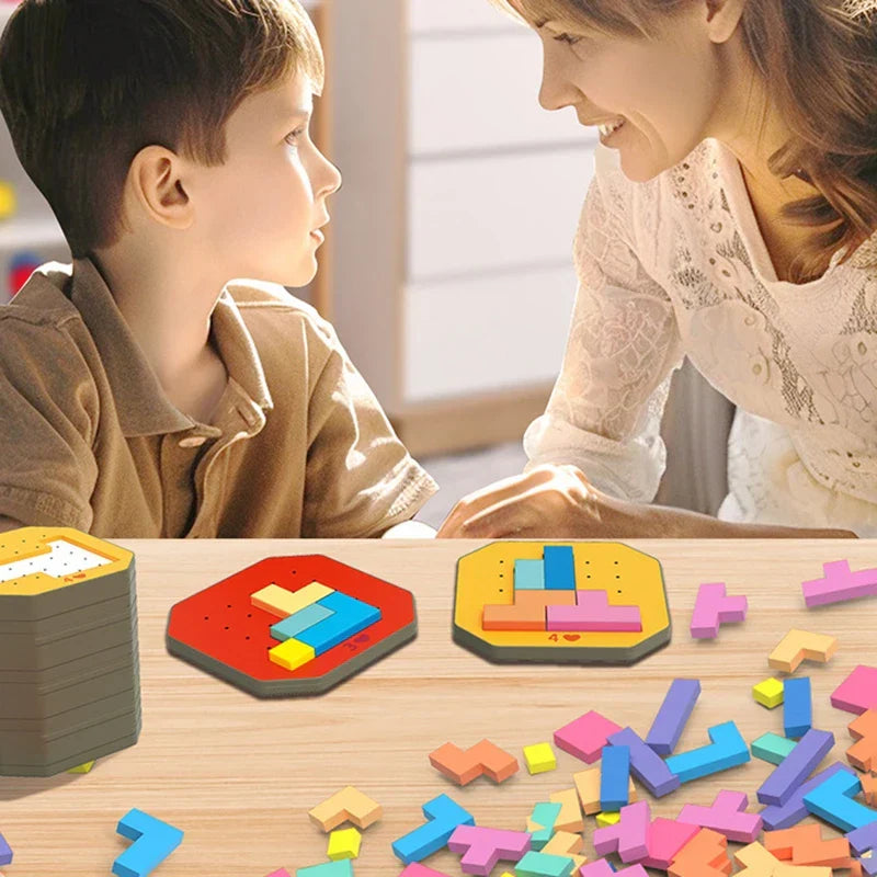 Logic Blocks™ – Farve og kreativitet – Geometriske puslespil