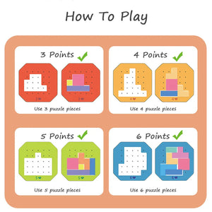Colorful Tangram Puzzle™ - Kreativität und Lernen - Tangram-Puzzles