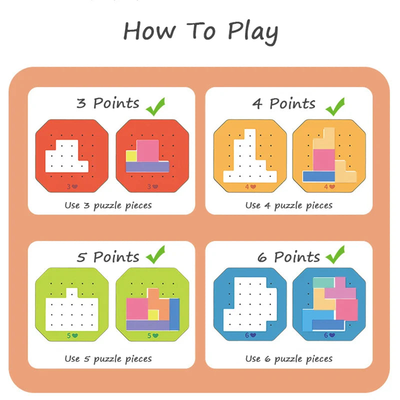 Colorful Tangram Puzzle™ - Kreativität und Lernen - Tangram-Puzzles