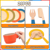 Woods™ - Kreativ & lehrreich - Holzküchen-Spielset Kind