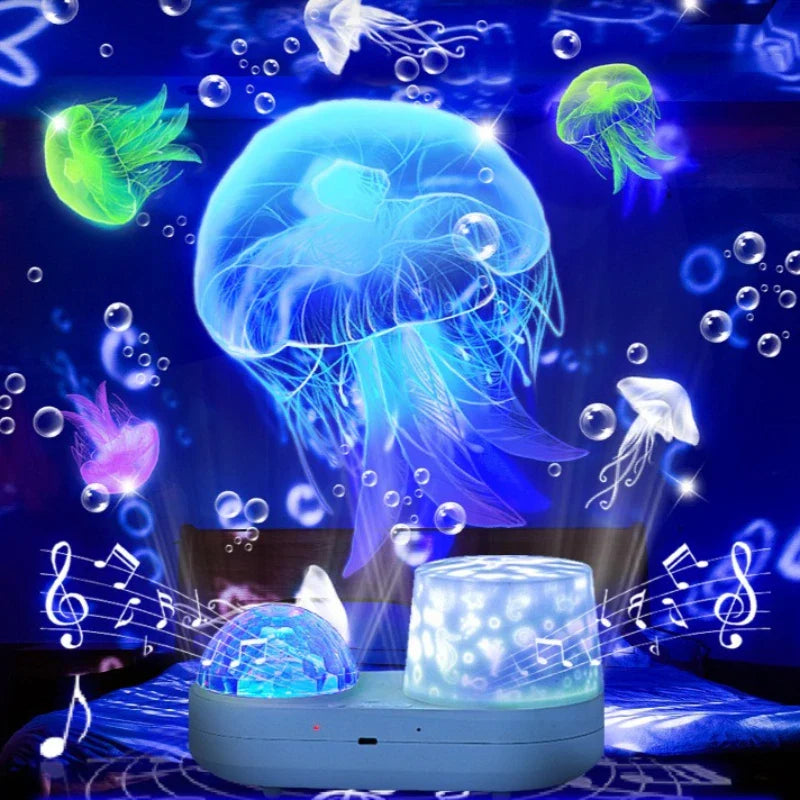 OceanGlow – Beruhigend & magisch – Nachtlicht mit Sternenhimmel-Projektion