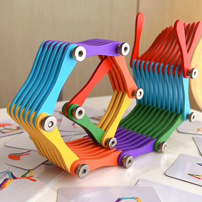 Folding Brain Toy™ – Denken und Spielen – Faltpuzzle aus Holz