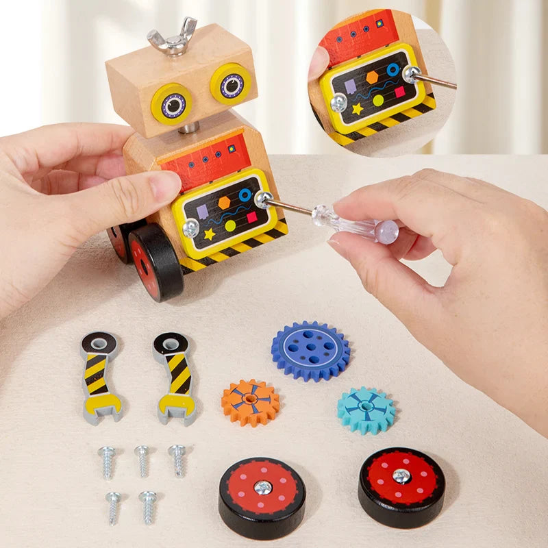 Woods™ - Bauen & Spielen - Bauroboter aus Holz