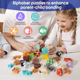 ZooLetters – Spielerisch & lehrreich – Tier-Alphabet-Puzzle für Kinder