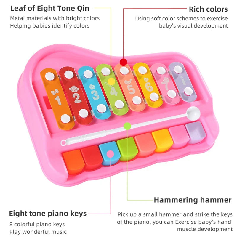 Tiny Tunes Set™ – Klang-Spaß – Xylophon & Klavier für Kinder