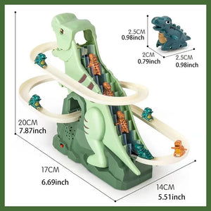 Dino Slide™ – Mini-Achterbahn-Spaß - Dino-Rutsche
