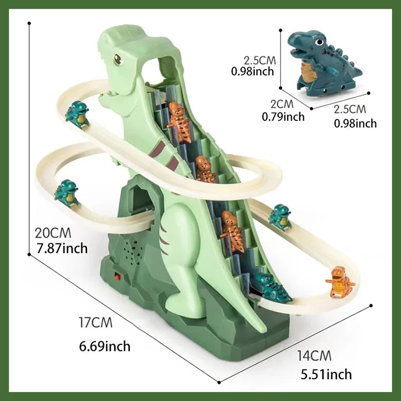 Dino Slide™ – Mini-Achterbahn-Spaß - Dino-Rutsche