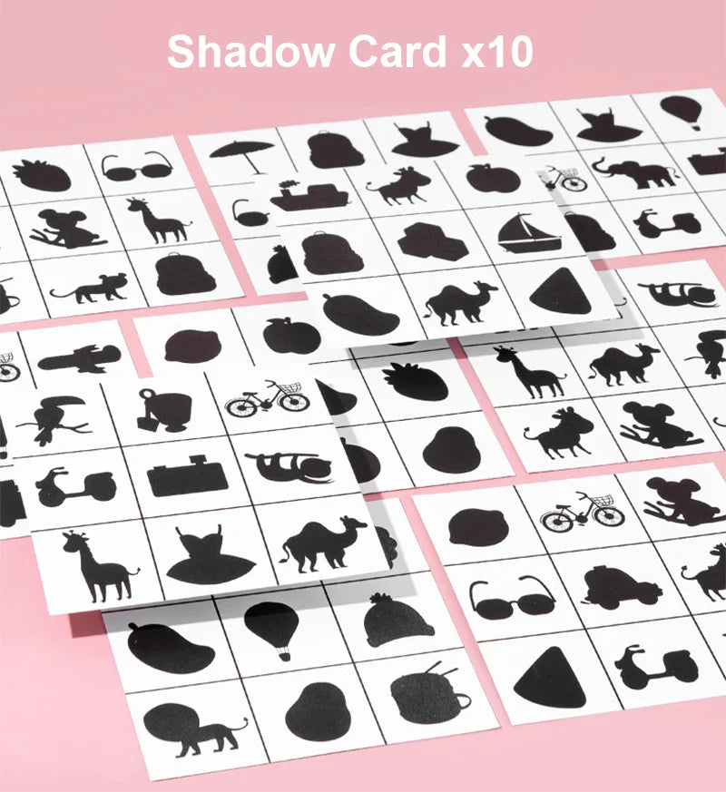 Shape Match Puzzle™ – Finde den Schatten - Sortierpuzzle aus Holz