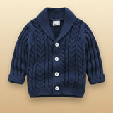 CozyCub – Bequem & Modisch – Gestrickter Kinder-Cardigan-Pullover