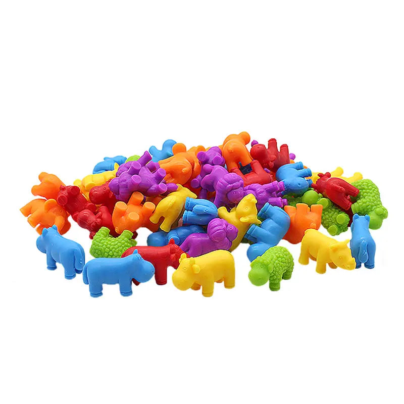 Rainbow Teddy Bears Toys™ - Pädagogisch & kreativ - Regenbogen Zählende Bären