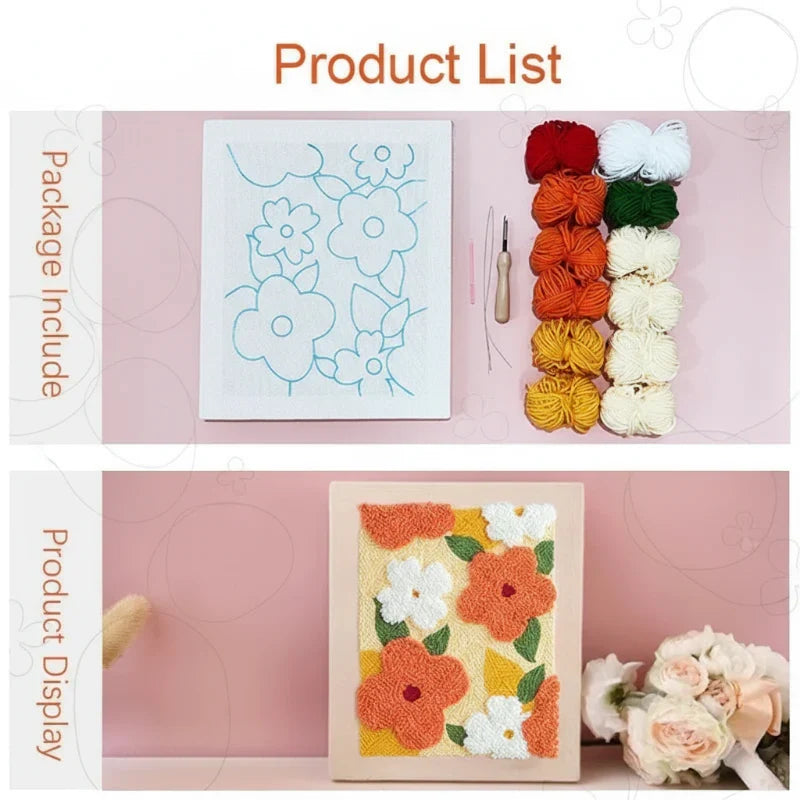 BloomCraft – Kreativt & håndlavet – Broderi Startkit