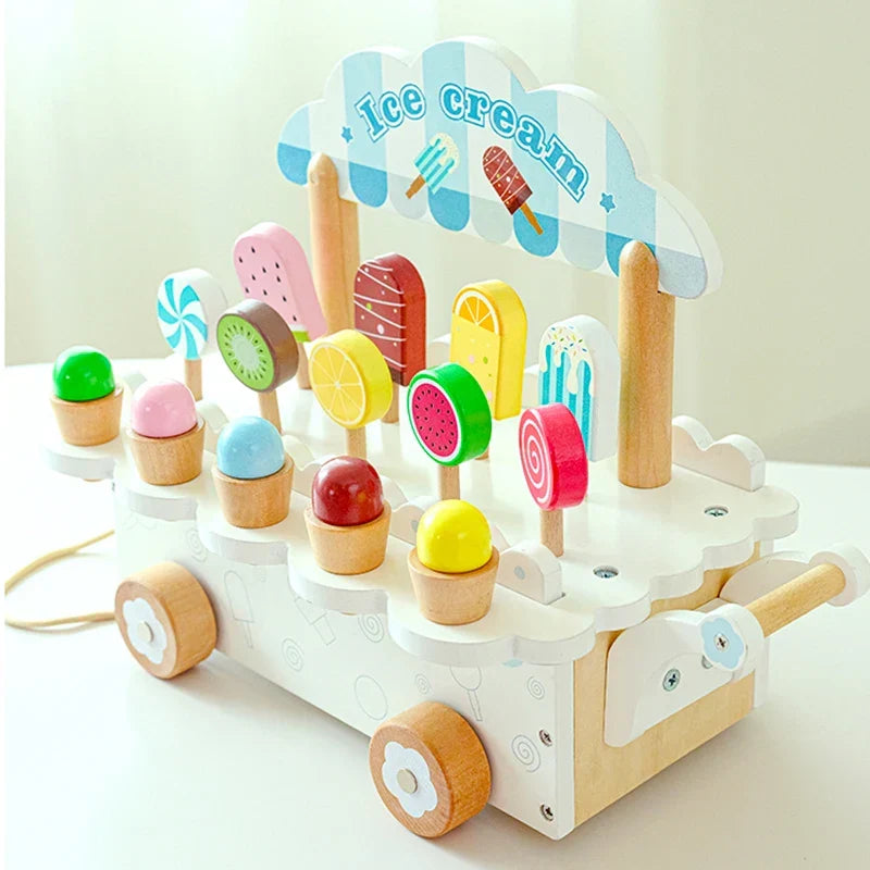 Wooden Gelato™ – Iskold fantasi – Rollespil med isbil