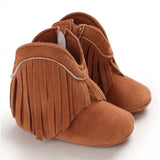 Mini Fashion™ - Sejt Look - Cowboystøvler til piger