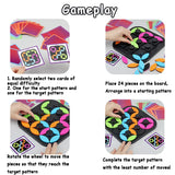Rotating Logic™ - Herausforderndes Rätsel - Tangram-Brettspiel