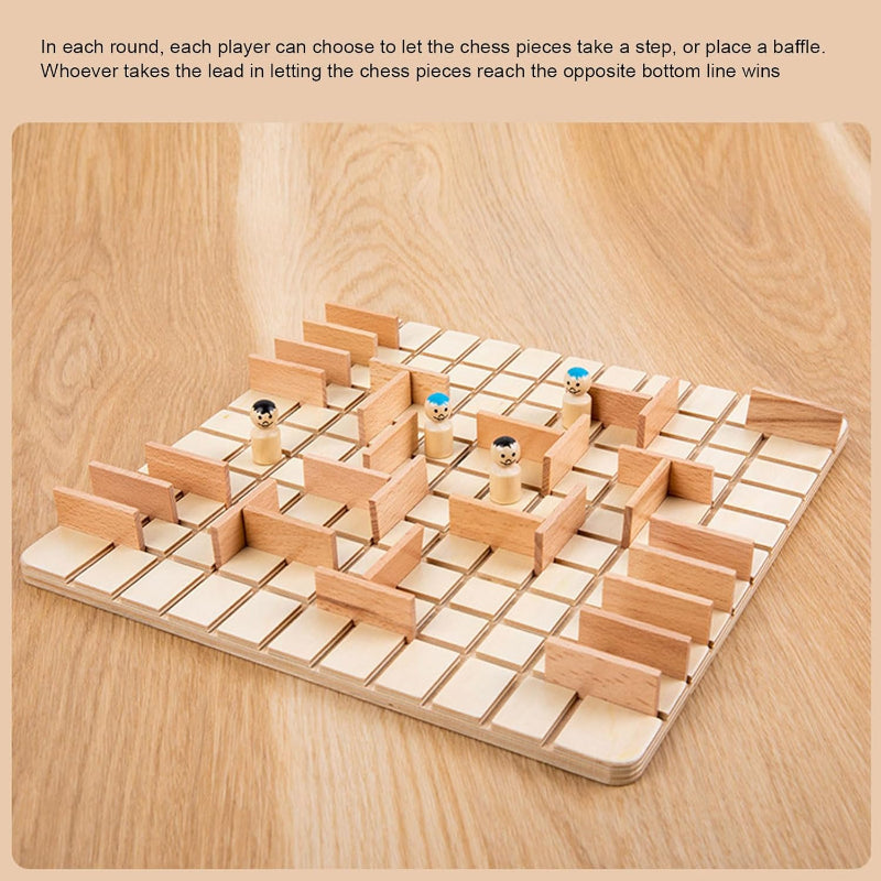 Wooden Chess Puzzle Game – Strategie & Denken – Brettspiel