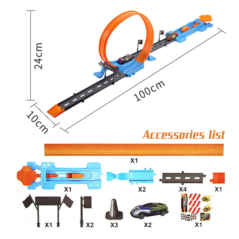 Double Race Track™ - Kreativ und lustig - Looping-Rennstrecke