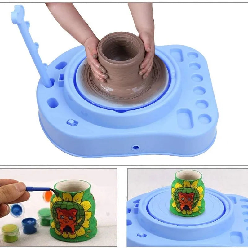 Kids Pottery Set™ - Kreationen aus Ton - Töpfer-Set für Kinder