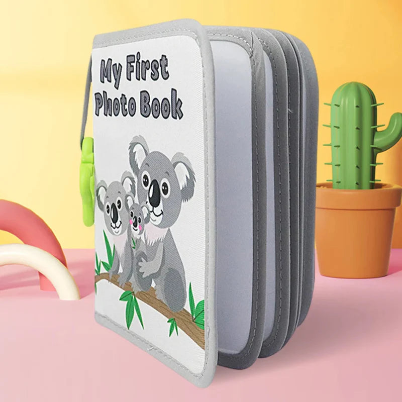 Baby Photo Album – Zart & Erinnerung – Fotobuch aus Stoff