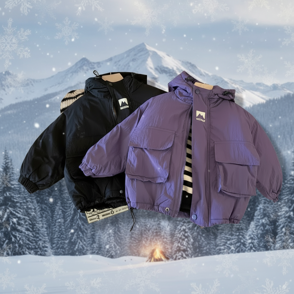 LiloWear – Winddicht & wasserabweisend – Kinderwindjacke mit Kapuze