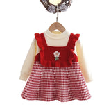 Mini Fashion™ -  Sødt look - Langærmet kjole