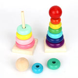 Rainbow Stacker™ – Bunter Turmspaß – Holzstapelturm
