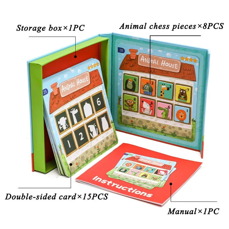Montessori Memory Match Game™ - Lærerigt & kreativt - Hukommelsesspil