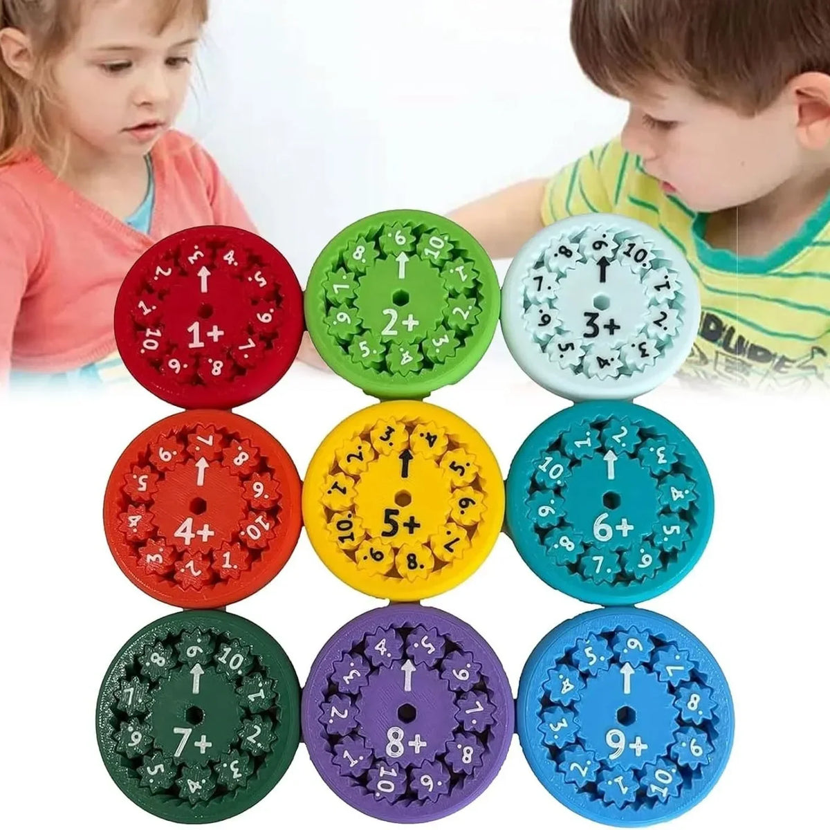 Baby Röchnen Whiz Spinner – Zählen & Rechnen – Rechnen Fidget – Mein kleines baby