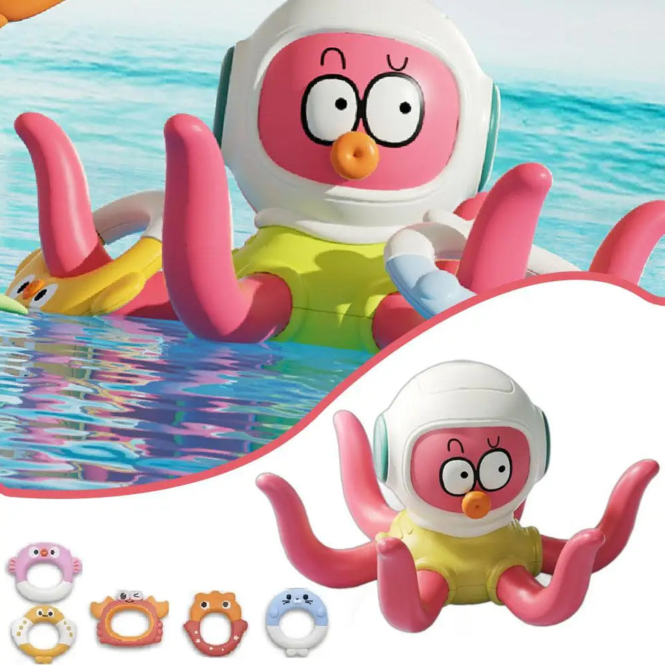 Octopus Water Fun™ – Fang men! – Blæksprutte Ringkaster