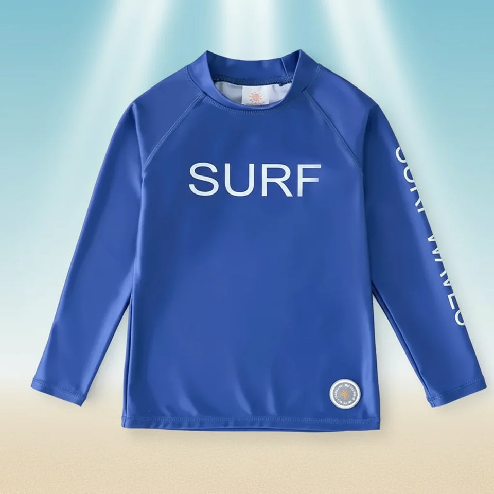 SunShield – Schützend & Flexibel – Langärmliges Surfshirt für Kinder mit UPF 50+