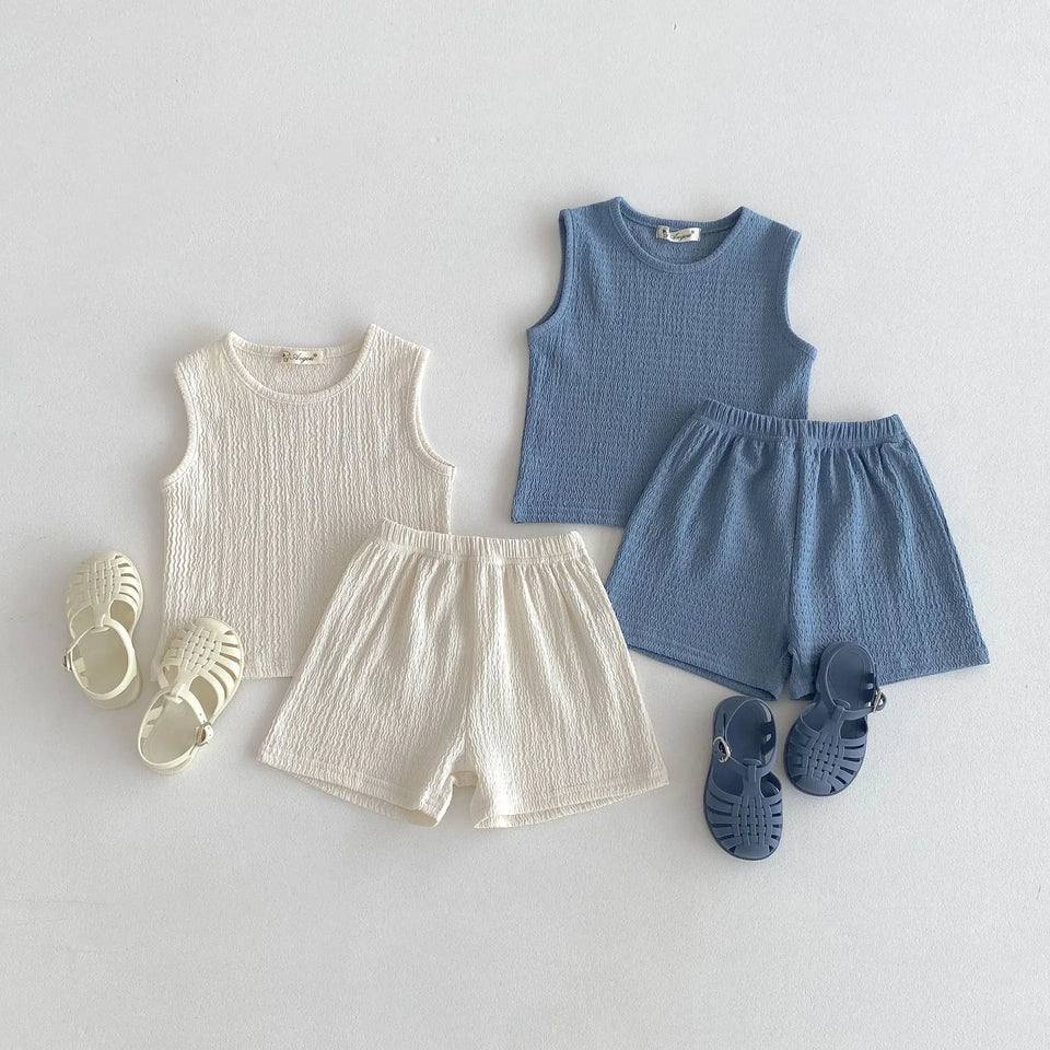 Mini Fashion™ - Frei und leicht - Baumwollkleid-Set