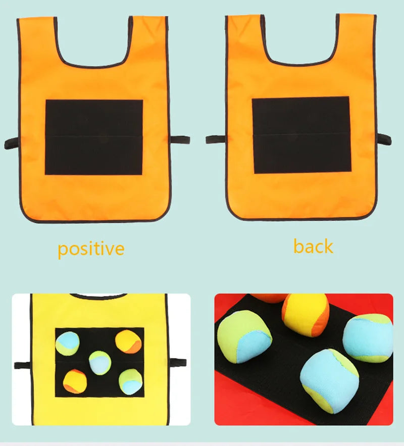 Sticky Shot – Werfen & Kleben – Sportliche Klebeweste