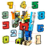 Block Action Figure™ - Bauen mit Zahlen! - Transformer Zahlen