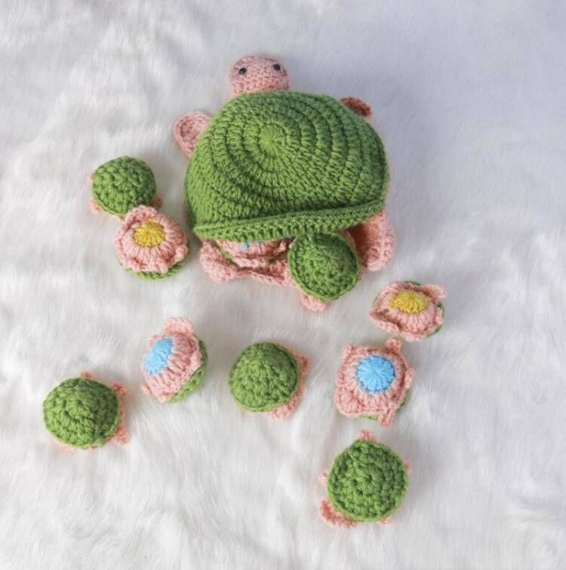 Turtle Crochet Memory Game™ - Gedächtnis trainieren - Gehäkelte Schildkröte