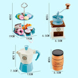 Cafe Set™ - spirende barista og bager - Café-legetøjssæt