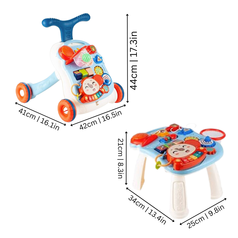 Baby Walker – Sicher & interaktiv – 3-in-1-Lauflernhilfe & Spielcenter für Babys