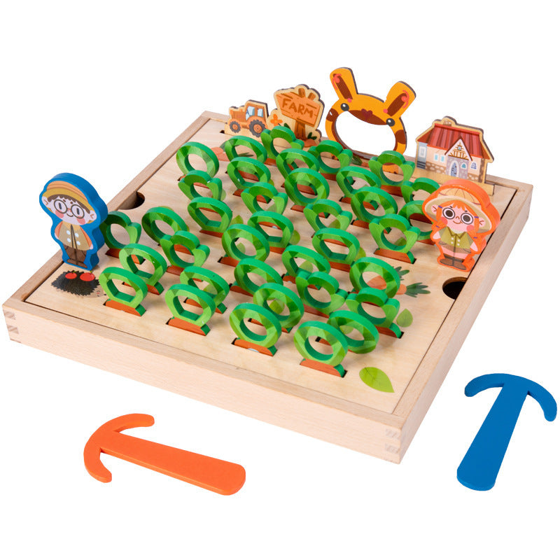 Carrot Pull Game™ - Lernen mit Buchstaben - Karotten-Brettspiel