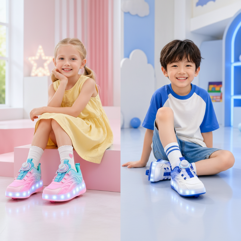 Light-Up Skate Shoes – LED & Komfortabel – Leuchtende Rollschuhe
