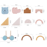 HappyTrain – Montessori & Fun – Holzeisenbahnset