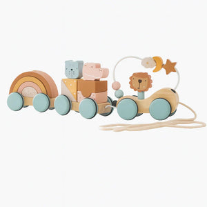 HappyTrain – Montessori & Fun – Holzeisenbahnset