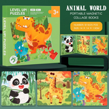 Magnetic Puzzle Book™ – Tierfreunde Spaß – Magnetisches Rätselbuch