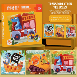 Magnetic Puzzle Book™ – Tierfreunde Spaß – Magnetisches Rätselbuch