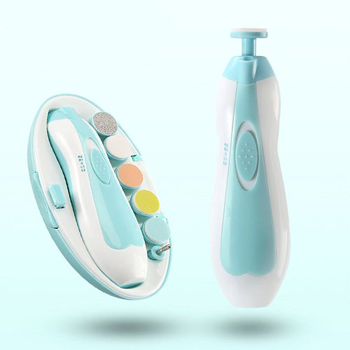 SafeCare – Geräuschlos & sicher – Elektrisches Baby-Nagelfeilen-Set
