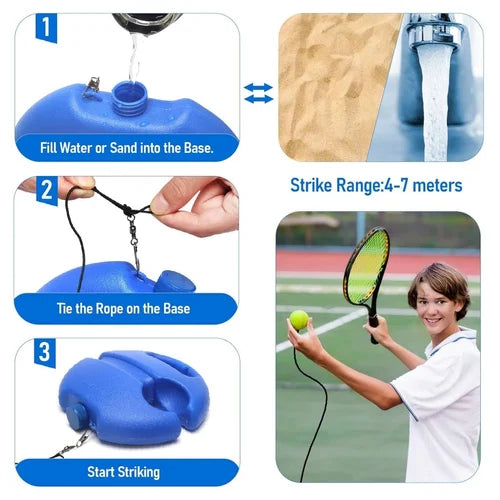 SoloServe – Unabhängig & Spaß - Outdoor-Tennis-Trainingssystem