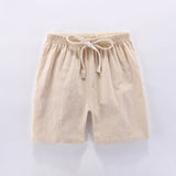 Mini Fashion™ - Hurtigtørrende materiale - Bomulds-linned shorts