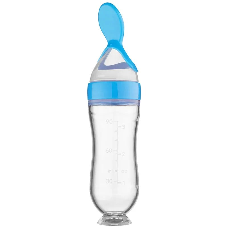 Silicone Feeding Bottle™ - Snacks mit Löffel - Silikonsaugflasche