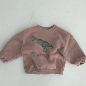 Mini Fashion™ - Niedlicher Dinosaurier Druck - Dino Pullover